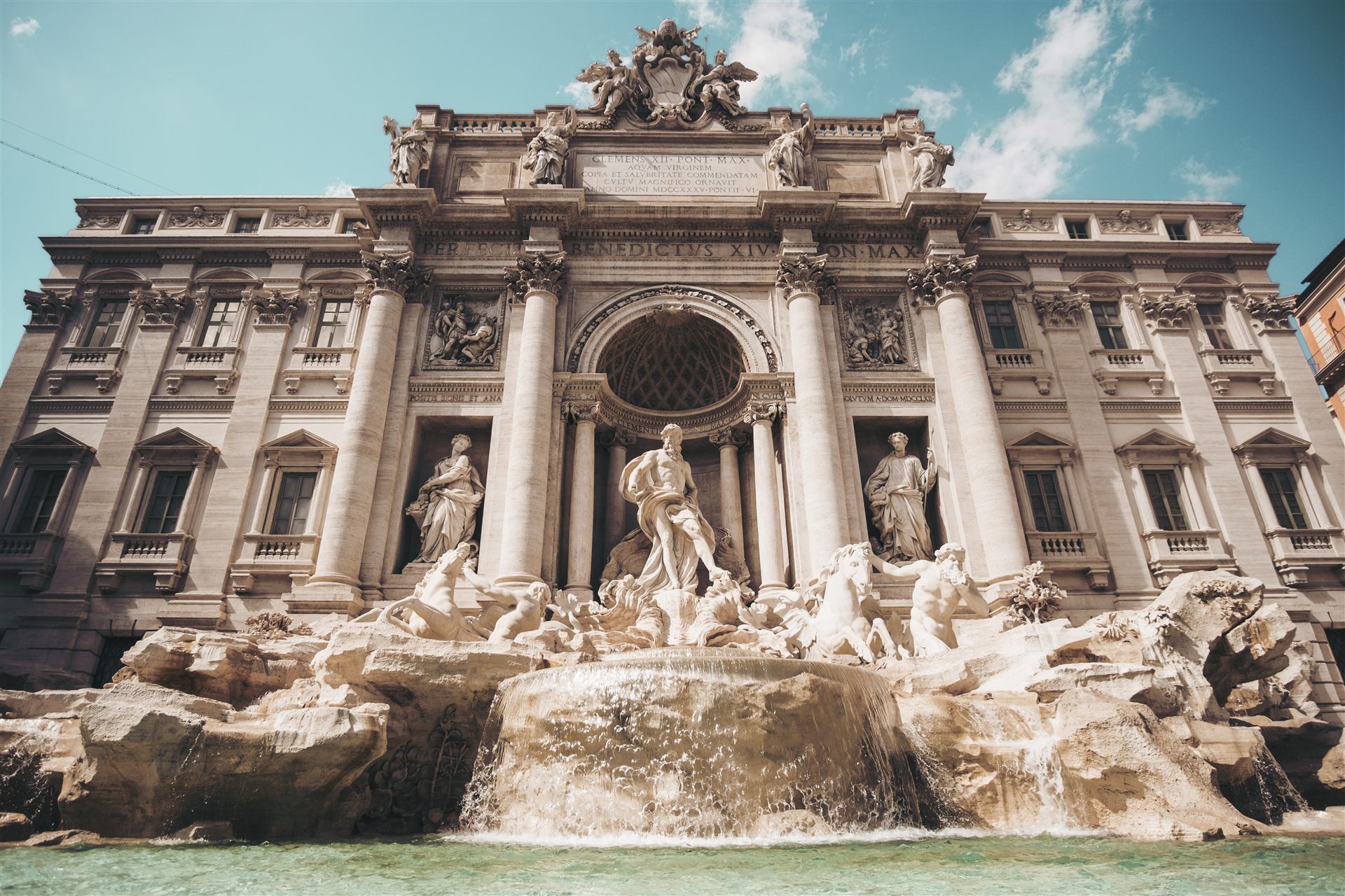 Fontana di Trevi, em Roma
